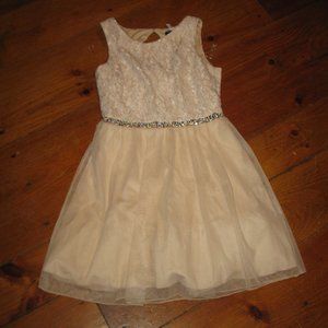 Extraordinary champaign color homecoming/party dress